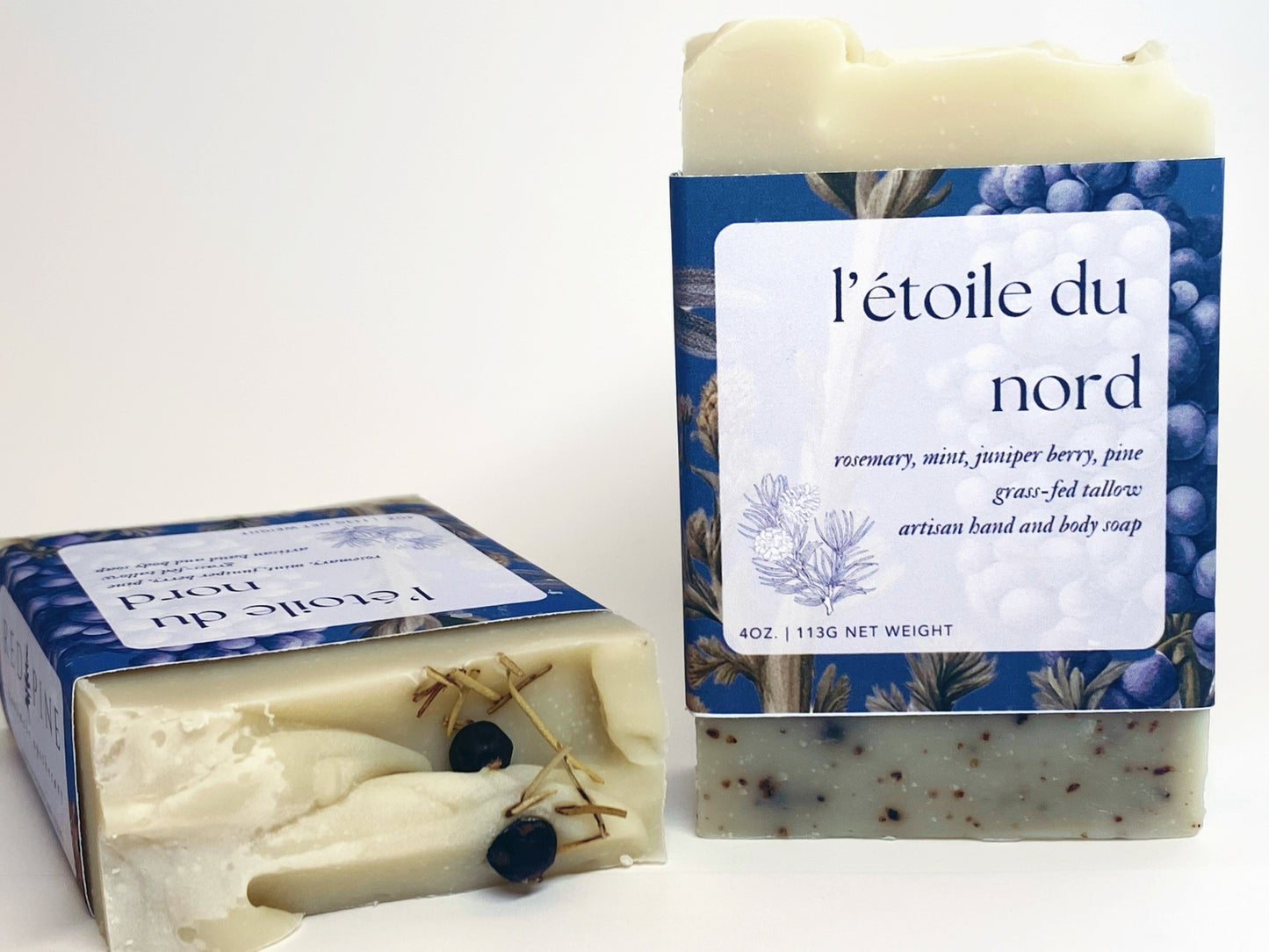 to bars of l'etoile du nord soap against a white backdrop