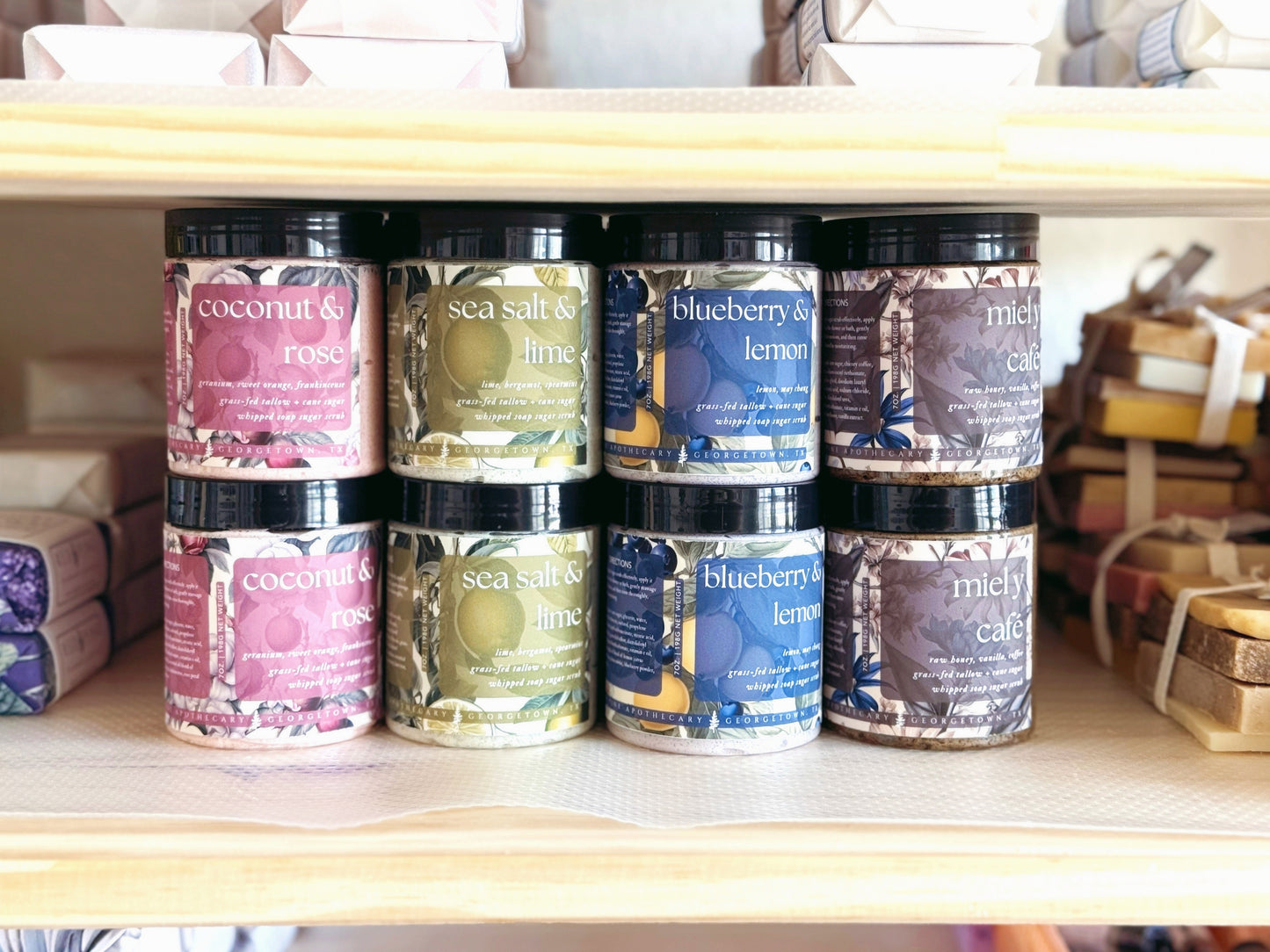 Whipped Soap Sugar Scrub | Grass-Fed Tallow