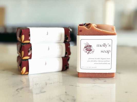 Molly's Soap | Grass-Fed Tallow + Wildflower Honey