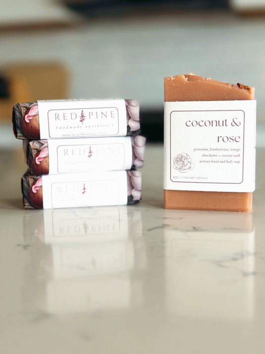 Coconut & Rose | Vegan Shea Bar