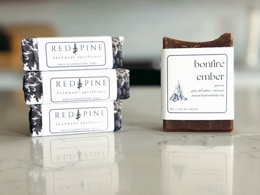Bonfire Ember | Grass-Fed Tallow + Pine Tar Bar